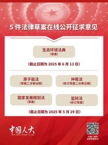 《生態(tài)環(huán)境法典（草案）》丨建立重點產(chǎn)品強(qiáng)制使用再生材料比例辦法